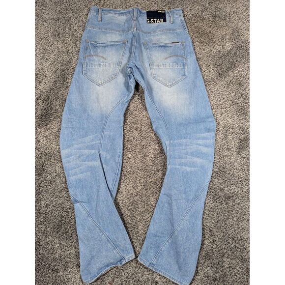 G Star Raw Jeans Mens 32x32‎ Blue Arc 3D Loose Tapered Grunge Paratrooper 32x29 - Picture 1 of 14